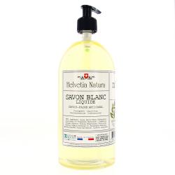 HELVETIA NATURA Savon Blanc Liquide n°7 Menthe, Eucalyptus, Pin 1L