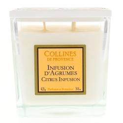 COLLINES DE PROVENCE Bougie Parfumée Infusion d'agrumes 420g