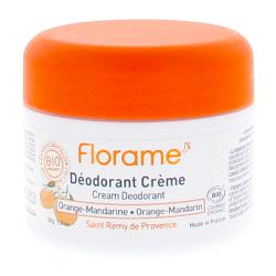 FLORAME Déodorant crème orange mandarine 50g
