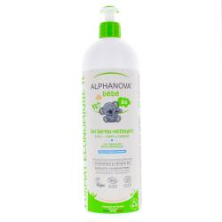 ALPHANOVA Bébé Gel Dermo-nettoyant Bio 2en1 flacon 1l