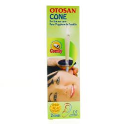 OTOSAN Cône pour hygiène de l'oreille x2