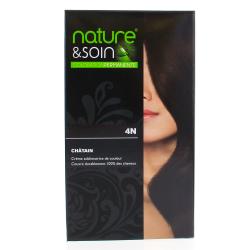 NATURE & SOIN Coloration permanente Châtain 4N