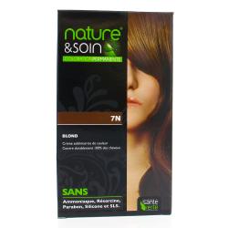NATURE & SOIN Coloration permanente Blond 7N