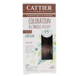 CATTIER Coloration à l'argile Châtain n°4.0