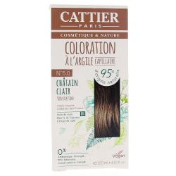 CATTIER Coloration à l'argile Châtain Clair n°5.0