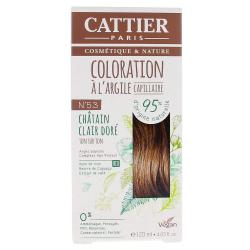 CATTIER Coloration à l'argile Châtain clair doré n°5.3