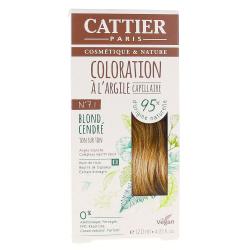 CATTIER Coloration à l'argile Blond cendré n°7.1