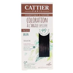 CATTIER Coloration à l'argile Châtain Brun n°2.0