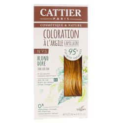 CATTIER Coloration à l'argile blond doré n°7.3