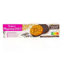 DUKAN Biscuits nappés de chocolat et graines de chia x16