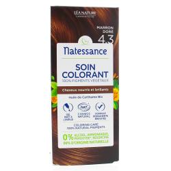 NATESSANCE Soin colorant marron doré n°4.3