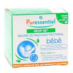 PURESSENTIEL Resp ok Baume de massage pectoral bébé pot 30ml