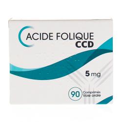 CCD Acide Folique 5mg 90 comprimés