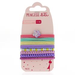 PRINCESSE LILI Elastiques bijoux x16