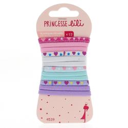 PRINCESSE LILI Elastique Fantaisie décorés x12