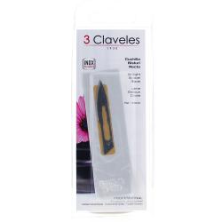 3 CLAVELES Lame bistouri droite
