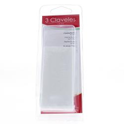 3 CLAVELES Pierre ponce synthétique 8cm