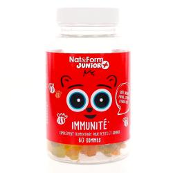 NAT & FORM Junior+ Immunité gommes ours x60