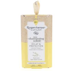 RESPECTUEUSE Shampooing solide éclat et protection Bio 75g
