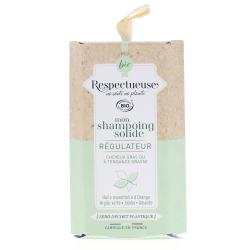 RESPECTUEUSE Shampooing solide régulateur Bio 75g