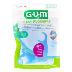 GUM Easy Flossers Porte fil dentaire x30