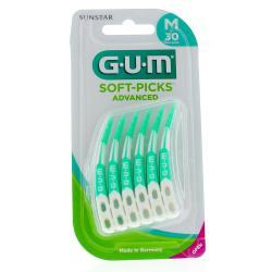 GUM Soft Picks advanced regular taille m lot de 30