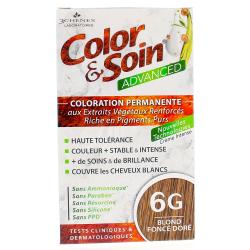 COLOR & SOIN Advanced Coloration permanente Blond Foncé Doré 6G