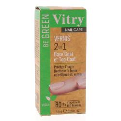 VITRY Vernis 2 en 1 Base et Top Coat flacon 10ml