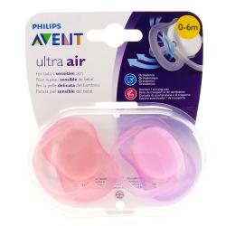 AVENT Ultra Air Sucettes orthodontiques rose