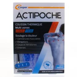 ACTIPOCHE Coussin thermique multizones en microbilles 10x30cm
