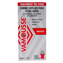 VAMOUSSE Traitement des poux avec peigne flacon 160ml