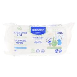 MUSTELA lingettes à l'eau bio x60