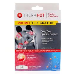 THERMHOT Patchs chauffants cou/dos/épaule/poignet patchs x 2 promo 3+1 offert