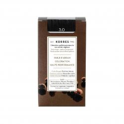 KORRES Coloration Permanente - Huile d'argan coloration haute performance Dark brown 3.0