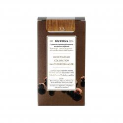 KORRES Coloration Permanente - Huile d'argan coloration haute performance Golden/Honey blinde 7.3