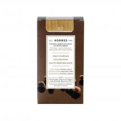 KORRES Coloration Permanente - Huile d'argan coloration haute performance Blond clair marron 8.7
