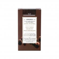 KORRES Coloration Permanente - Huile d'argan coloration haute performance Light Brown 5.0