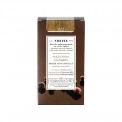 KORRES Coloration Permanente - Huile d'argan coloration haute performance Light Blonde 8.0