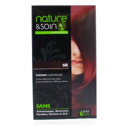NATURE & SOIN Coloration permanente Châtain Clair rouge 5R