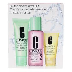 CLINIQUE Kit Découverte Basic 3 Temps - Peaux Mixtes à Grasses