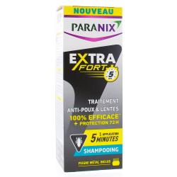 PARANIX Extrat fort Shampooing Anti poux et lentes flacon 200ml + peigne
