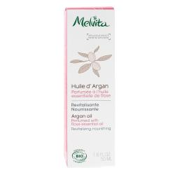 MELVITA Huile de beauté - Huile d'argan parfumée à la Rose 50ml