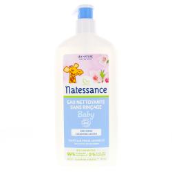 NATESSANCE Bébé Eau nettoyante sans rinçage flacon 500ml