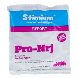STIMIUM Effort Pro-Nrj sachet de 5 gommes arôme fruits rouges