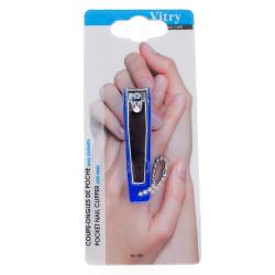 VITRY Coupe ongles de poche avec chaînette