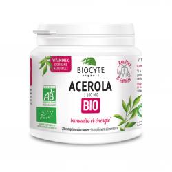 BIOCYTE Bio - Acérola Bio 20 comprimés à croquer