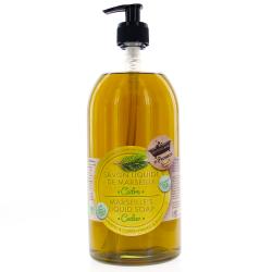 LES PETITS BAINS DE PROVENCE Savon liquide de Marseille parfum Cèdre 1L