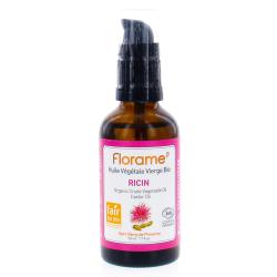 FLORAME Huile végétale de ricin vierge bio 50ml
