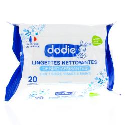 DODIE Hygiène et Soin - Lingettes nettoyantes 3 en 1 x 20