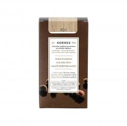 KORRES Coloration Permanente - Huile d'argan coloration haute performance Blond platine cendre 10.1